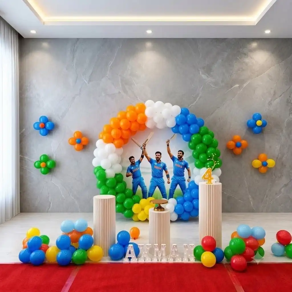 Sport Cricket Theme Stage Decoration